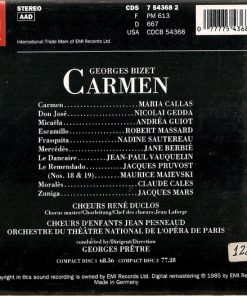 Bizet* - Maria Callas, Nicolai Gedda, Andréa Guiot, Robert Massard, Georges Prêtre-1