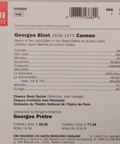 Bizet* - Maria Callas, Nicolai Gedda, Andréa Guiot, Robert Massard, Georges Prêtre-3