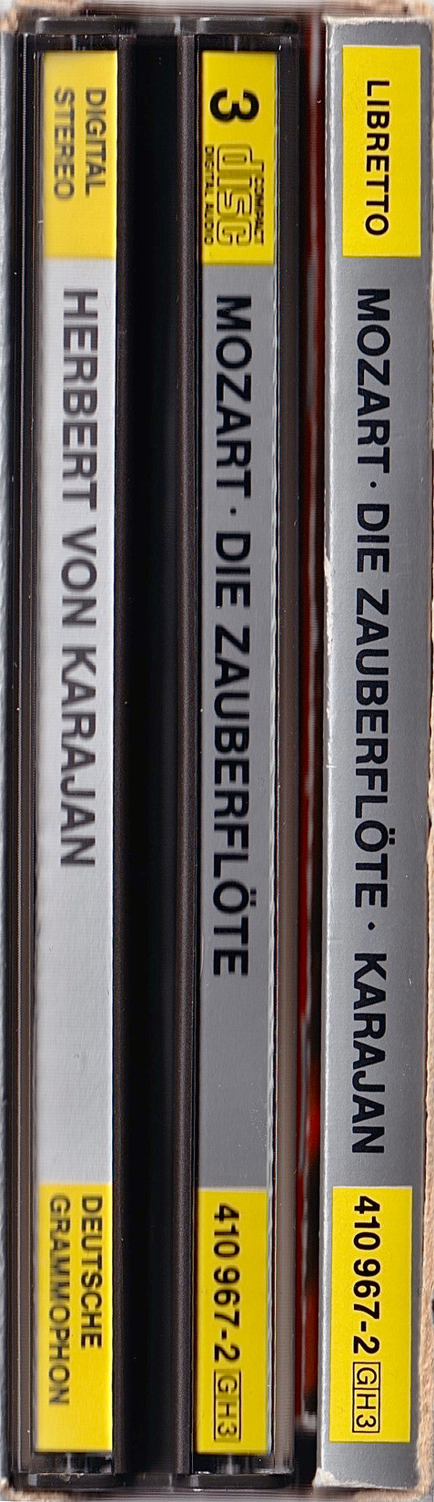 Mozart*, Karajan*, Edith Mathis, Karin Ott, Janet Perry, Anna Tomowa-Sintow, Agnes Baltsa, Hanna Schwarz, Francisco Araiza, Gottfried Hornik, José van Dam, Chor der Deutschen Oper Berlin, Berliner Philharmoniker, Karajan*-3