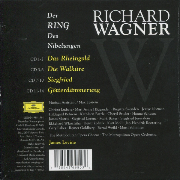Richard Wagner, The Metropolitan Opera Orchestra* And Chorus*, James Levine (2)-1