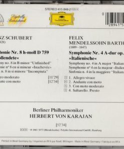 Schubert* / Mendelssohn* - Berliner Philharmoniker, Herbert von Karajan-1