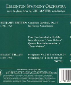 Britten*, Willan*, Edmonton Symphony Orchestra, Uri Mayer-1