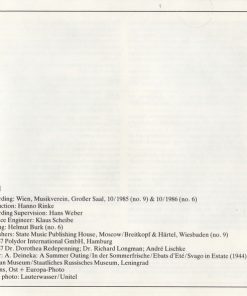 Schostakowitsch* • Wiener Philharmoniker • Leonard Bernstein-4