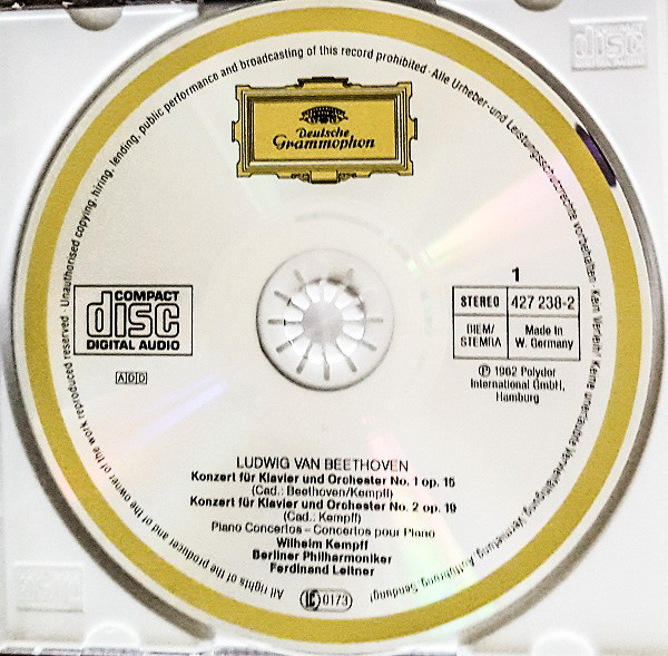Ludwig van Beethoven, Wilhelm Kempff, Berliner Philharmoniker, Ferdinand Leitner-2