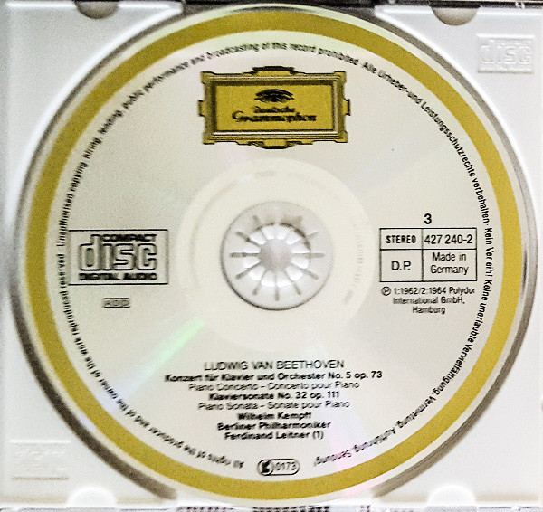Ludwig van Beethoven, Wilhelm Kempff, Berliner Philharmoniker, Ferdinand Leitner-4