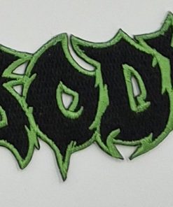EXODUS - GREEN/BLACK LOGO PATCH