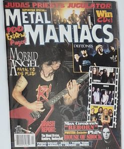 METAL MANIACS Magazine - APRIL 1998 - MORBID ANGEL, DEFTONES, MAX CAVALERA