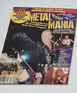 METAL MANIA Magazine - JANUARY 1991 - JUDAS PRIEST, METALLICA, QUEENSRYCHE