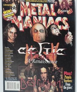 METAL MANIACS Magazine - AUGUST 2006 - CELTIC FROST, DISMEMBER/KATAKLYSM Centerfold Poster, BETSY PALMER (MRS. VOORHEES) Interview