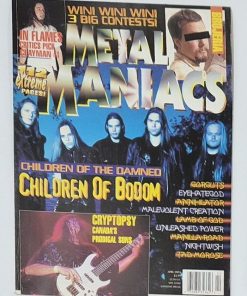 METAL MANIACS Magazine - APRIL 2001 - CHILDREN OF BODOM, CRYPTOPSY, BRUJERIA