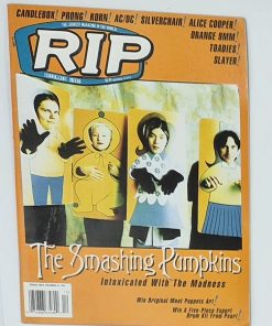 RIP Magazine - DECEMBER 1995 - THE SMASHING PUMPKINS, "KISS-MAS" Centerfold Poster