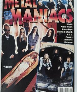 METAL MANIACS Magazine - SUPERSTAR SPECIAL AUGUST 2000 - THERION, OPETH, DECEASED