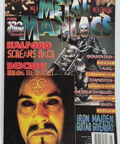 METAL MANIACS Magazine - JANUARY 2001 - HALFORD, DEICIDE, IRON MAIDEN