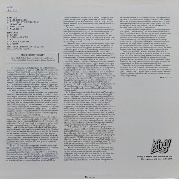 The Serge Chaloff Sextet-1