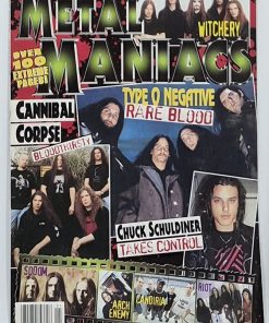 METAL MANIACS Magazine - SUPERSTAR SPECIAL JANUARY 2000 - TYPE O NEGATIVE, CANNIBAL CORPSE, CHUCK SCHULDINER