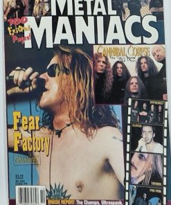 METAL MANIACS Magazine - SUPERSTAR SPECIAL OCTOBER 1998 - FEAR FACTORY, CANNIBAL CORPSE, WENDY O. WILLIAMS Tribute