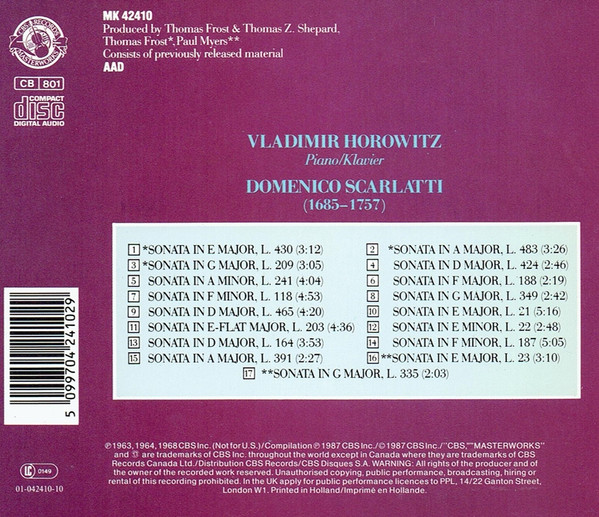 Scarlatti*, Vladimir Horowitz-1