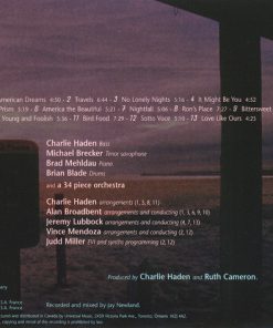 Charlie Haden With Michael Brecker Featuring Brad Mehldau And Brian Blade-1