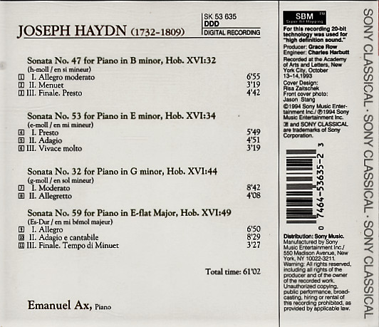 Haydn*, Emanuel Ax-1
