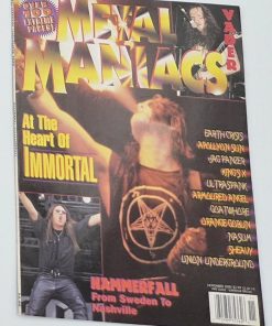 METAL MANIACS Magazine - NOVEMBER 2000 - IMMORTAL, HAMMERFALL, VADER