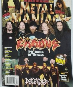 METAL MANIACS Magazine - DECEMBER 2005 - EXODUS, DECEASED, DARK FUNERAL Centerfold