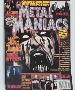 METAL MANIACS Magazine - JANUARY 2004 - KING DIAMOND, DYING FETUS, DIMMU BORGIER/SIX FEET UNDER Centerfold Poster