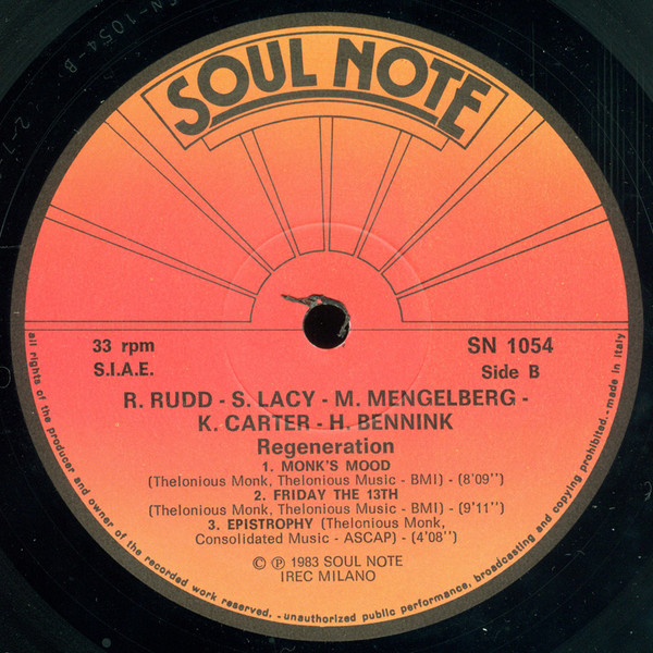 Roswell Rudd - Steve Lacy - Misha Mengelberg - Kent Carter - Han Bennink-3