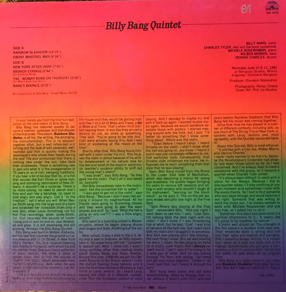 Billy Bang Quintet-4