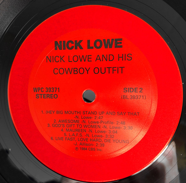 Nick Lowe And His Cowboy Outfit-3