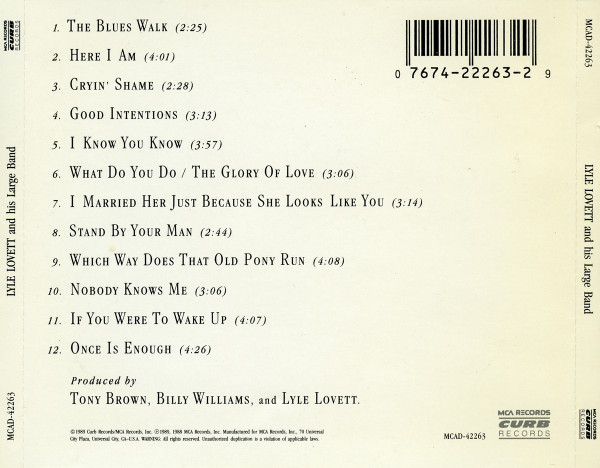 Lyle Lovett And His Large Band-1