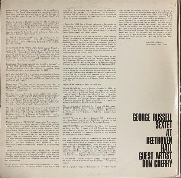 George Russell Sextet* Guest Artist - Don Cherry-1