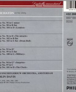 Haydn*, Sir Colin Davis, Royal Concertgebouw Orchestra, Amsterdam*-1