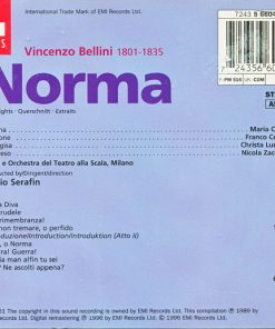 Bellini*, Maria Callas, Franco Corelli, Christa Ludwig, Nicola Zaccaria, Coro* e Orchestra Del Teatro Alla Scala, Tullio Serafin-1