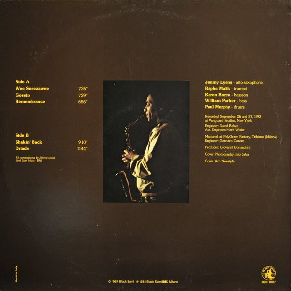 Jimmy Lyons Quintet-1