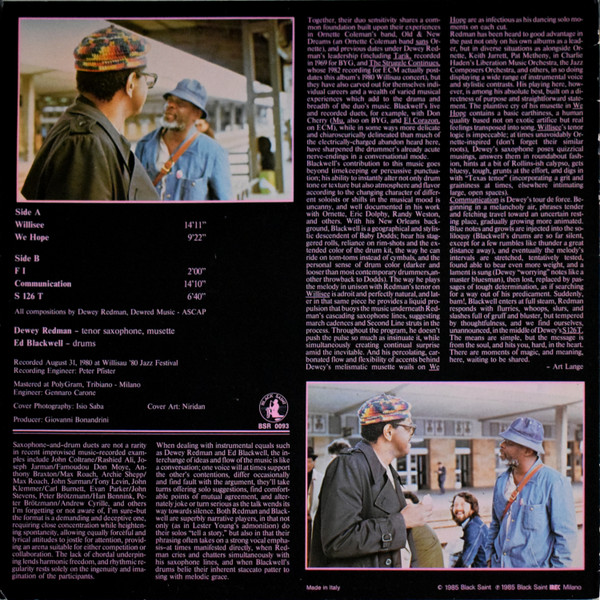 Dewey Redman, Ed Blackwell-1