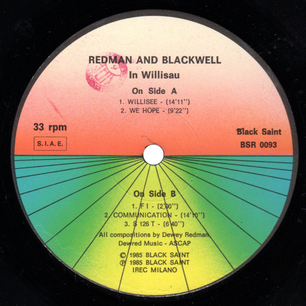Dewey Redman, Ed Blackwell-3
