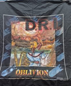D.R.I. - "Oblivion" VINTAGE TAPESTRY FLAG 1988