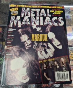METAL MANIACS Magazine - AUGUST 2005 - MARDUK, KING DIAMOND Centerfold POSTER