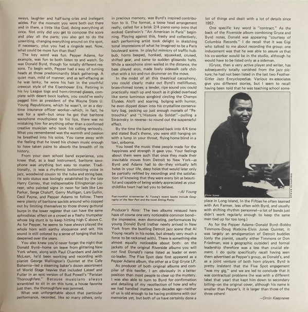 Donald Byrd With Pepper Adams And Gigi Gryce-2