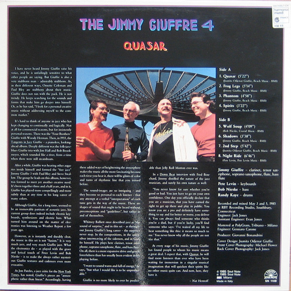 The Jimmy Giuffre 4-3