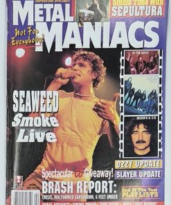METAL MANIACS Magazine - SUPERSTAR SPECIAL APRIL 1996 - SEAWEED, SEPULTURA, OZZY & SLAYER UPDATES