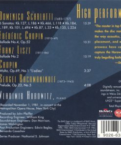 Vladimir Horowitz - Scarlatti*, Chopin*, Liszt*, Rachmaninoff*-2
