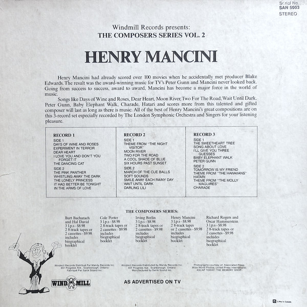 London Symphony Orchestra And London Symphony Chorus / Henry Mancini-1