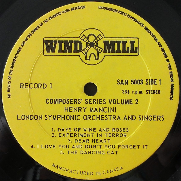 London Symphony Orchestra And London Symphony Chorus / Henry Mancini-2