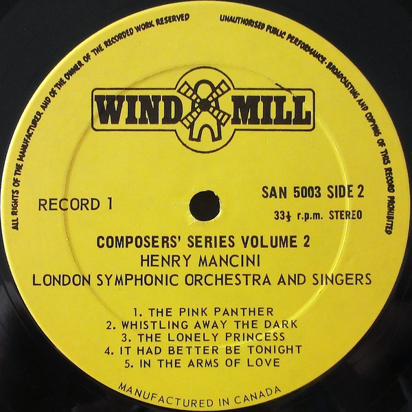 London Symphony Orchestra And London Symphony Chorus / Henry Mancini-3