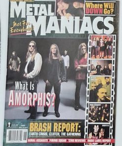 METAL MANIACS Magazine - JUNE 1996 SUPERSTAR SPECIAL - AMORPHIS, DOWN, AC/DC Centerfold