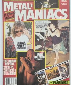 METAL MANIACS Magazine - SUPERSTAR SPECIAL FEBRUARY 1994 - SEPULTURA, JUDAS PRIEST, BAD RELIGION