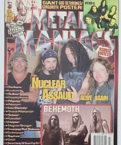 METAL MANIACS Magazine - JULY 2003 - NUCLEAR ASSAULT, BEHEMOTH, GOD DETHRONED/GORGOROTH Centerfold Poster