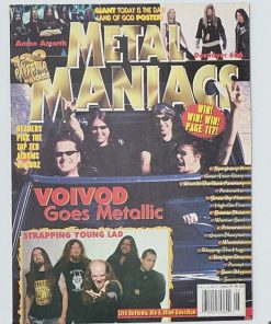 METAL MANIACS Magazine - MAY 2003 - VOIVOD, STRAPPING YOUNG LAD, TODAY IS THE DAY/LAMB OF GOD Centerfold Poster