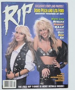RIP Magazine - JUNE 1989 - DORO PESCH, LITA FORD, WHITE LION Centerfold Poster